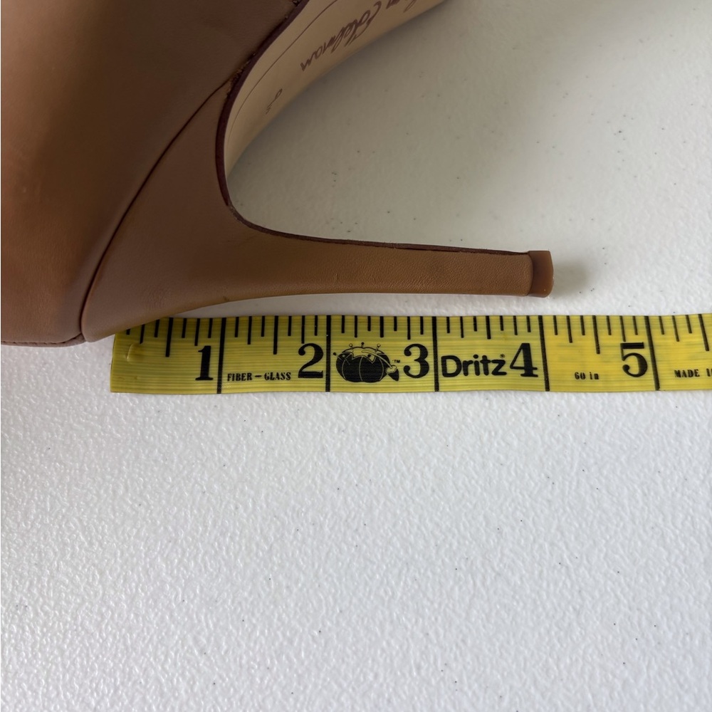 Sam Edelman Hensen Nude 4” Heel Size 9.5 Pointed Toe Leather Career Cocktail - Picture 12 of 12
